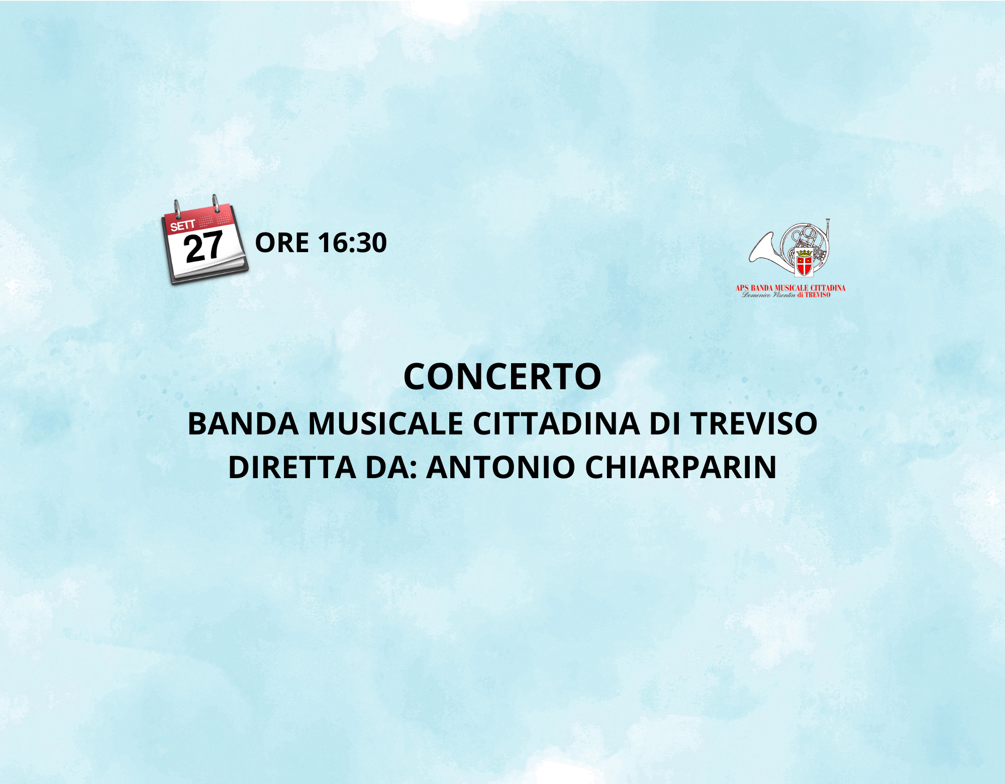 Concerto Banda Musicale Cittadina "Domenico Visentin" di Treviso diretta da Antonio Chiarparin