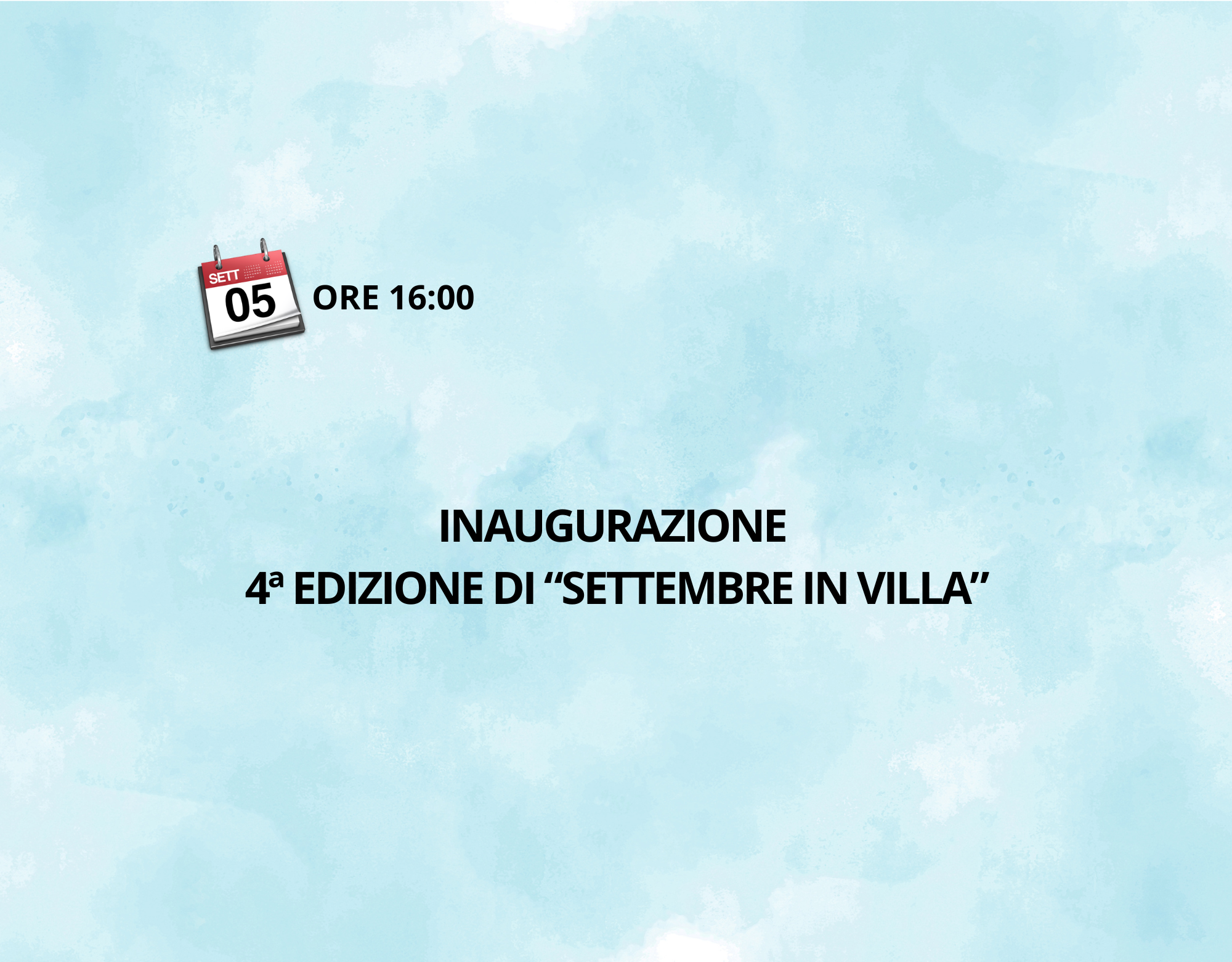 Inaugurazione